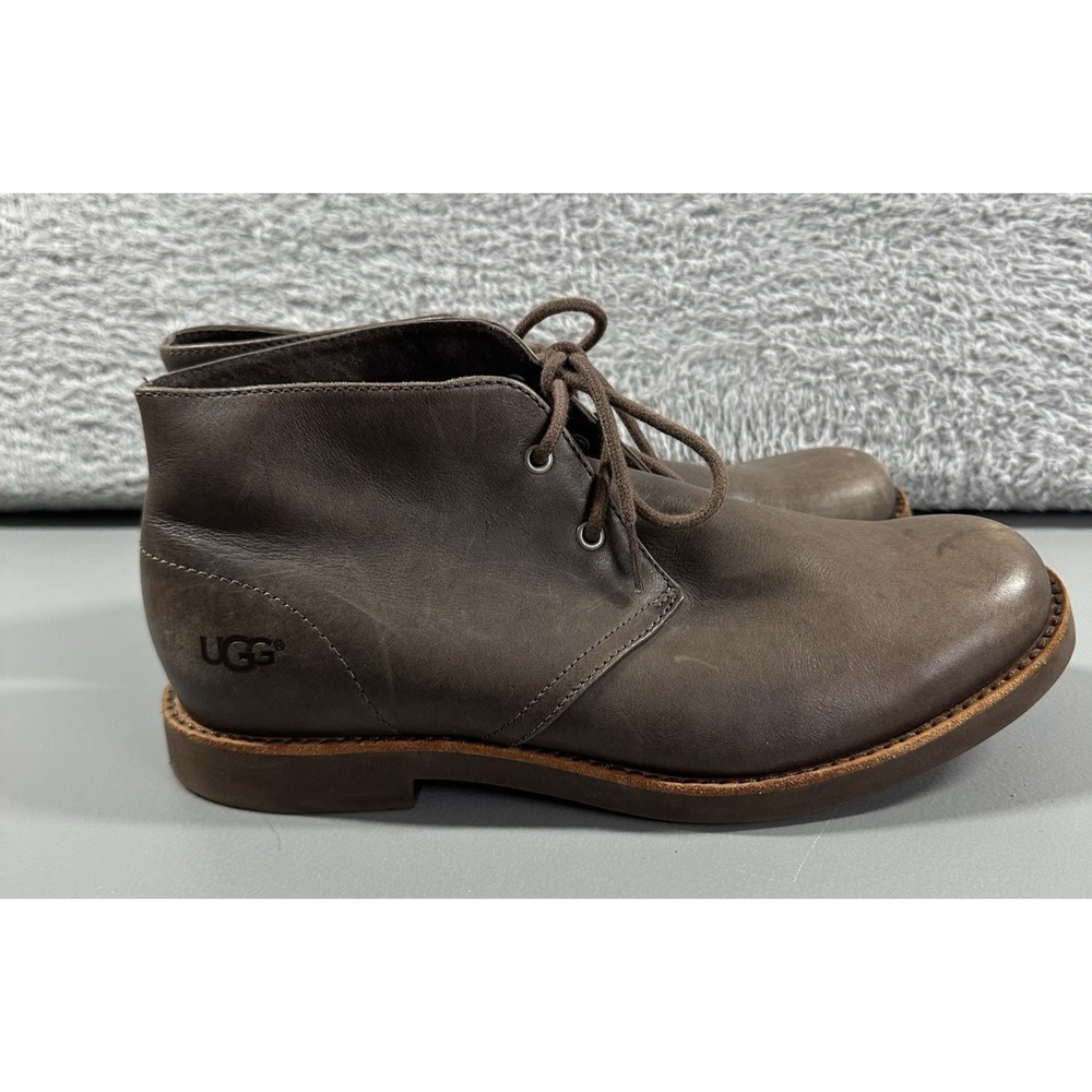 UGG Chukka Boots Mens 8 Brown Leather Dagmann US S/N 1018516 Urban Casual Trendy